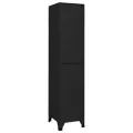 Armoire à casiers Noir 38x45x180 cm Acier
