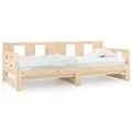 Lit coulissant Bois de pin solide 2x(80x200) cm