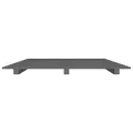 Cadre de lit Gris 120x200 cm Bois de pin massif