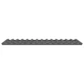 Cadre de lit Gris 120x200 cm Bois de pin massif