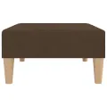 Repose-pied Marron 78x56x32 cm Tissu