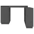 Bureau Gris 110x50x75 cm Bois massif de pin
