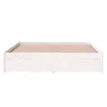 Cadre de lit Blanc Bois massif 140x200 cm