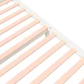 Cadre de lit Blanc Bois massif 140x200 cm
