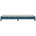 Cadre de lit Bleu foncé 80x200 cm Velours