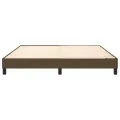 cadre de lit Marron foncé 180x200 cm Tissu