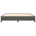 Cadre de lit Gris foncé 200 x 200 cm Velours