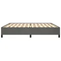 Cadre de lit Gris foncé 200 x 200 cm Velours