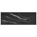 Table console Noir 100x35x75 cm Verre trempé