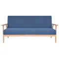 Ensemble de canapé 2 pcs Tissu bleu