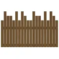 Tête de lit murale Marron miel 127,5x3x80 cm Bois massif de pin