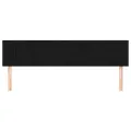 Têtes de lit 2 pcs Noir 100x5x78/88 cm Velours
