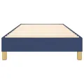 cadre de lit Bleu 90x190 cm Tissu