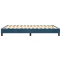 cadre de lit Bleu foncé 140x200 cm Velours