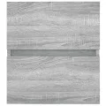 Armoire de lavabo Sonoma gris 41x38,5x45 cm Bois d'ingénierie