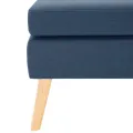 Repose-pied Bleu Tissu