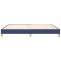 cadre de lit Bleu 200x200 cm Tissu