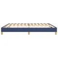 cadre de lit Bleu 200x200 cm Tissu