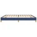 Cadre de lit Bleu 200x200 cm Tissu