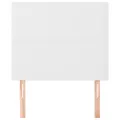 Têtes de lit 2 pcs Blanc 100x5x78/88 cm Similicuir