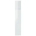 Armoire de tête de lit Blanc brillant 200x18,5x104,5 cm