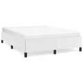 Cadre de lit Blanc 140x190 cm Similicuir