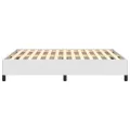 Cadre de lit Blanc 140x190 cm Similicuir