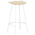 Tabourets de bar lot de 2 bois de manguier massif