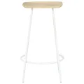 Tabourets de bar lot de 2 bois de manguier massif