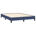 Cadre de lit Bleu 140 x 200 cm Tissu