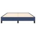 Cadre de lit Bleu 140 x 200 cm Tissu
