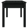 Banc de jardin noir 109x44x45 cm bois massif de pin