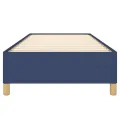 Cadre de lit Bleu 80x200 cm Tissu