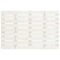 Tête de lit murale Blanc 96x3x63 cm Bois massif de pin