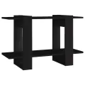 Bibliothèque/Séparateur de pièce Noir 80x30x51 cm