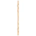 Tête de lit murale 186x3x63 cm Bois massif de pin