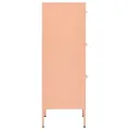 Armoire de rangement Rose 42,5x35x101,5 cm Acier