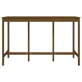 Table de bar Marron miel 180x80x110 cm Bois massif de pin