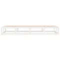 Cadre de lit Blanc 90x200 cm Bois massif