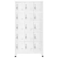 Armoire à casiers Gris clair 90x40x180 cm Acier