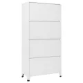 Armoire à casiers Gris clair 90x40x180 cm Acier