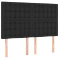 cadre de lit avec matelas Noir 140x190 cm Similicuir