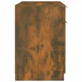 Bureau Chêne fumé 100x50x75 cm Bois d'ingénierie