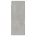 Armoire murale suspendue Gris béton 34,5x34x90 cm