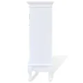 Armoire avec 5 tiroirs et 2 étagères Blanc