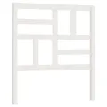 Tête de lit Blanc 96x4x104 cm Bois massif de pin