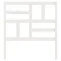 Tête de lit Blanc 96x4x104 cm Bois massif de pin