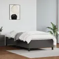 Cadre de lit Gris 90x190 cm Similicuir