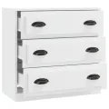 Buffet blanc 70x35,5x67,5 cm bois d'ingénierie