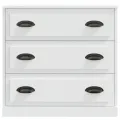 Buffet blanc 70x35,5x67,5 cm bois d'ingénierie